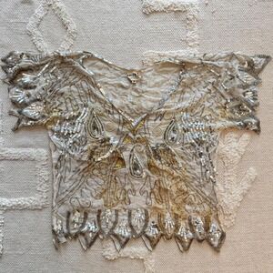 ✨ Swee Lo Vintage Silk Sequin Top – Size M ✨